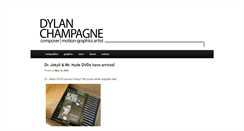 Desktop Screenshot of dylanchampagne.com